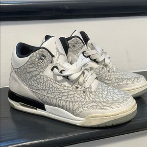 Air Jordan 3 Retro White Sneakers
